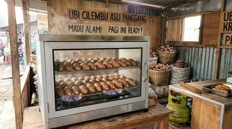 cara membakar ubi cilembu yang benar